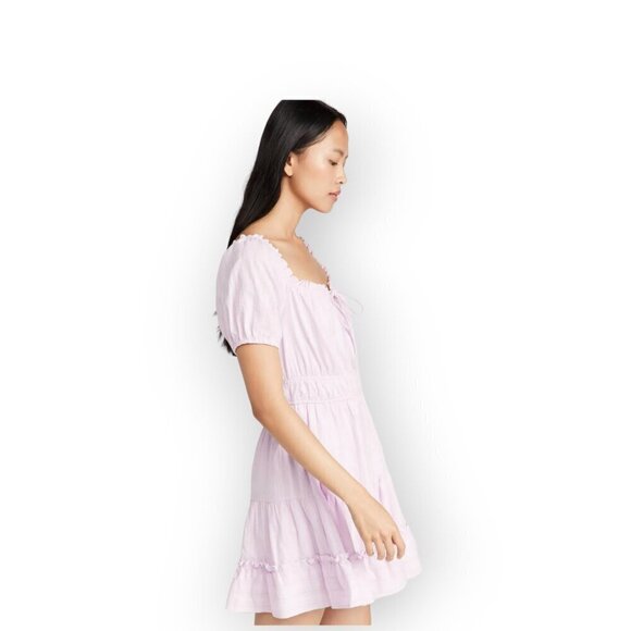 Lilac Milkmaid Mini Dress by Lost + Wander - Size Small - Picture 9 of 16